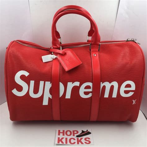 fake supreme duffle bag|supreme duffle bag retail.